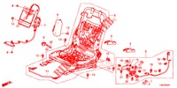 COMP. SEDILE ANT. (D.) (SIEGE REGLAGE MANUEL) per Honda CIVIC TOURER DIESEL 1.6 S 5 Porte 6 velocità manuale 2014