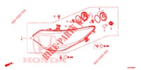 FANALE  per Honda CIVIC TOURER DIESEL 1.6 S 5 Porte 6 velocità manuale 2014
