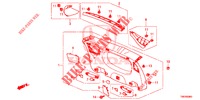 FODERA PORTELLONE/ FODERAMENTO PANNELLO(2D)  per Honda CIVIC TOURER DIESEL 1.6 S 5 Porte 6 velocità manuale 2014