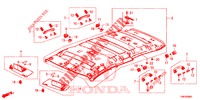 FODERA TETTO  per Honda CIVIC TOURER DIESEL 1.6 S 5 Porte 6 velocità manuale 2014