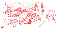 PARAFANGHI ANTERIORI  per Honda CIVIC TOURER DIESEL 1.6 S 5 Porte 6 velocità manuale 2014