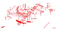PARAURTI ANTERIORE  per Honda CIVIC TOURER DIESEL 1.6 S 5 Porte 6 velocità manuale 2014