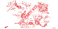POMPA ACQUA/TERMOSTATO (DIESEL) per Honda CIVIC TOURER DIESEL 1.6 S 5 Porte 6 velocità manuale 2014