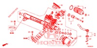 SCATOLA INGRANAGGIO P.S. (LH) per Honda CIVIC TOURER DIESEL 1.6 S 5 Porte 6 velocità manuale 2014
