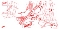 SEDILE ANTERIORE/CINTURE DI SICUREZZA (D.) (1) per Honda CIVIC TOURER DIESEL 1.6 S 5 Porte 6 velocità manuale 2014