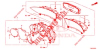 TACHIMETRO  per Honda CIVIC TOURER DIESEL 1.6 S 5 Porte 6 velocità manuale 2014