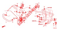 TUBO ACQUA/CONDOTTO RISCALDATORE (DIESEL) (LH) per Honda CIVIC TOURER DIESEL 1.6 S 5 Porte 6 velocità manuale 2014