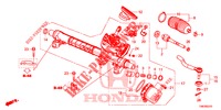 SCATOLA INGRANAGGIO P.S. (LH) per Honda CIVIC TOURER DIESEL 1.6 EXECUTIVE 5 Porte 6 velocità manuale 2014