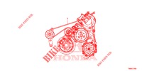 CINTURA ALTERNATORE per Honda CIVIC TOURER 1.8 COMFORT 5 Porte 6 velocità manuale 2014