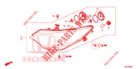 FANALE  per Honda CIVIC TOURER 1.8 COMFORT 5 Porte 6 velocità manuale 2014