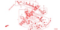 FODERA PORTELLONE/ FODERAMENTO PANNELLO(2D)  per Honda CIVIC TOURER 1.8 COMFORT 5 Porte 6 velocità manuale 2014