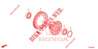 INGRANAGGIO DIFFERENZIALE  per Honda CIVIC TOURER 1.8 COMFORT 5 Porte 6 velocità manuale 2014