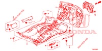 STOINO PAVIMENTO/ISOLATORE  per Honda CIVIC TOURER 1.8 COMFORT 5 Porte 6 velocità manuale 2014