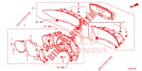 TACHIMETRO  per Honda CIVIC TOURER 1.8 COMFORT 5 Porte 6 velocità manuale 2014