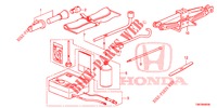 UTENSILI/CRICCO  per Honda CIVIC TOURER 1.8 COMFORT 5 Porte 6 velocità manuale 2014