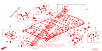FODERA TETTO  per Honda CIVIC TOURER 1.8 COMFORT 5 Porte 5 velocità automatico 2014