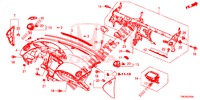 PANNELLO STRUMENTI (LH) per Honda CIVIC TOURER 1.8 COMFORT 5 Porte 5 velocità automatico 2014