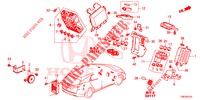 UNITA DI CONTROLLO (CABINE) (1) (LH) per Honda CIVIC TOURER 1.8 COMFORT 5 Porte 5 velocità automatico 2014