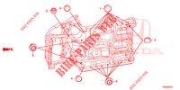 ANELLO DI TENUTA (INFERIEUR) per Honda CIVIC TOURER 1.8 EXECUTIVE 5 Porte 6 velocità manuale 2014
