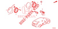 ANTENNA/ALTOPARLANTE  per Honda CIVIC TOURER 1.8 EXECUTIVE 5 Porte 6 velocità manuale 2014