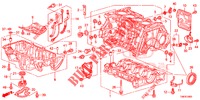 BLOCCO CILINDRO/SCODELLO OLIO  per Honda CIVIC TOURER 1.8 EXECUTIVE 5 Porte 6 velocità manuale 2014