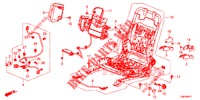 COMP. SEDILE ANT. (G.) (HAUTEUR MANUELLE) per Honda CIVIC TOURER 1.8 EXECUTIVE 5 Porte 6 velocità manuale 2014