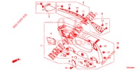 FODERA PORTELLONE/ FODERAMENTO PANNELLO(2D)  per Honda CIVIC TOURER 1.8 EXECUTIVE 5 Porte 6 velocità manuale 2014
