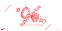 INGRANAGGIO DIFFERENZIALE  per Honda CIVIC TOURER 1.8 EXECUTIVE 5 Porte 6 velocità manuale 2014