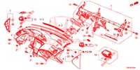PANNELLO STRUMENTI (LH) per Honda CIVIC TOURER 1.8 EXECUTIVE 5 Porte 6 velocità manuale 2014