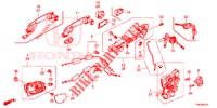 SERRATURE PORTIERE ANT./MANIGLIA ESTERNA  per Honda CIVIC TOURER 1.8 EXECUTIVE 5 Porte 6 velocità manuale 2014