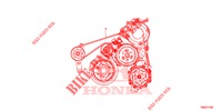 CINTURA ALTERNATORE per Honda CIVIC TOURER 1.8 EXECUTIVE 5 Porte 5 velocità automatico 2014