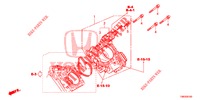 CORPO VALVOLA IMMISSIONE('84,'85)  per Honda CIVIC TOURER 1.8 EXECUTIVE 5 Porte 5 velocità automatico 2014