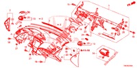 PANNELLO STRUMENTI (LH) per Honda CIVIC TOURER 1.8 EXECUTIVE 5 Porte 5 velocità automatico 2014