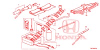 UTENSILI/CRICCO  per Honda CIVIC TOURER 1.8 EXECUTIVE 5 Porte 5 velocità automatico 2014