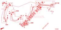 ARIA CONDIZIONATA (FLEXIBLES/TUYAUX) (1.8L) (LH) per Honda CIVIC TOURER 1.8 LIFESTYLE 5 Porte 6 velocità manuale 2014