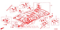 FODERA TETTO  per Honda CIVIC TOURER 1.8 LIFESTYLE 5 Porte 6 velocità manuale 2014