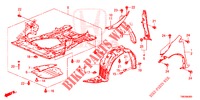 PARAFANGHI ANTERIORI  per Honda CIVIC TOURER 1.8 LIFESTYLE 5 Porte 6 velocità manuale 2014