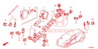 SENSORE PARCHEGGIO  per Honda CIVIC TOURER 1.8 LIFESTYLE 5 Porte 6 velocità manuale 2014