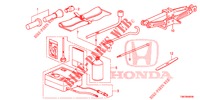 UTENSILI/CRICCO  per Honda CIVIC TOURER 1.8 LIFESTYLE 5 Porte 6 velocità manuale 2014
