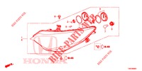FANALE  per Honda CIVIC TOURER 1.8 EXECUTIVE 5 Porte 6 velocità manuale 2014