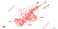 CORPO VALVOLA IMMISSIONE('84,'85)  per Honda CIVIC TOURER 1.8 EXECUTIVE 5 Porte 5 velocità automatico 2014