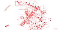 FODERA PORTELLONE/ FODERAMENTO PANNELLO(2D)  per Honda CIVIC TOURER 1.8 EXECUTIVE 5 Porte 5 velocità automatico 2014