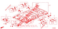 FODERA TETTO  per Honda CIVIC TOURER 1.8 EXECUTIVE 5 Porte 5 velocità automatico 2014