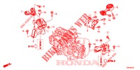 MONTATORI MOTORE (AT) per Honda CIVIC TOURER 1.8 EXECUTIVE 5 Porte 5 velocità automatico 2014