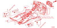 STOINO PAVIMENTO/ISOLATORE  per Honda CIVIC TOURER 1.8 EXECUTIVE 5 Porte 5 velocità automatico 2014