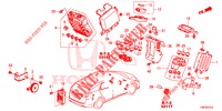 UNITA DI CONTROLLO (CABINE) (1) (LH) per Honda CIVIC TOURER 1.8 EXECUTIVE 5 Porte 5 velocità automatico 2014