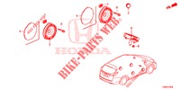 ANTENNA/ALTOPARLANTE  per Honda CIVIC TOURER DIESEL 1.6 COMFORT 5 Porte 6 velocità manuale 2015