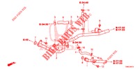 TUBO ACQUA/CONDOTTO RISCALDATORE (DIESEL) per Honda CIVIC TOURER DIESEL 1.6 COMFORT 5 Porte 6 velocità manuale 2015
