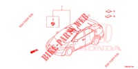 BARDATURA FILO (6) (LH) per Honda CIVIC TOURER DIESEL 1.6 EXECUTIVE 5 Porte 6 velocità manuale 2015