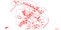 FODERA PORTELLONE/ FODERAMENTO PANNELLO(2D)  per Honda CIVIC TOURER DIESEL 1.6 EXECUTIVE 5 Porte 6 velocità manuale 2015